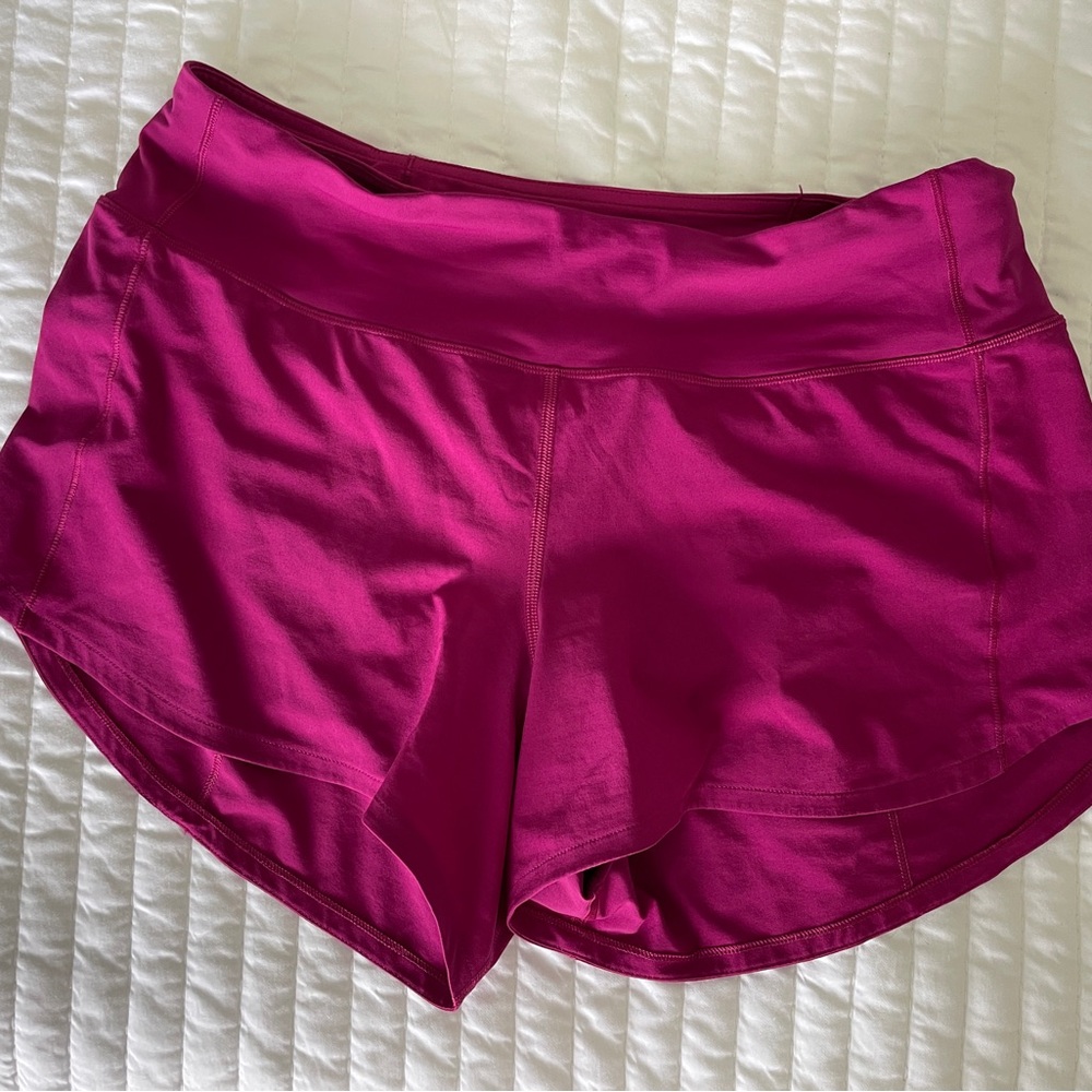 Lululemon speed up short 4 inch inseam